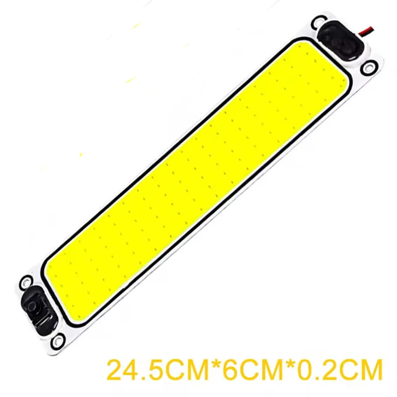 2PCS 108/54LED Compartment Interior Light 12V 24V Highlight COB Cabin Interior Reading Light Bar Strip For Lorry Truck RV Camper