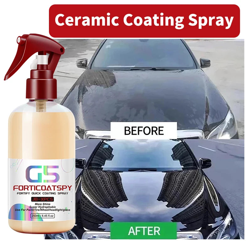 Car Ceramic Nano Coating High Protection Shine Ceramic  Crystal Hydrophobic Hand Spray Nano Polishing Paint Wax G5