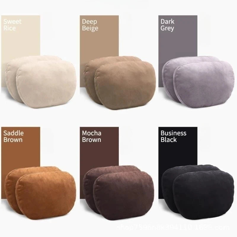 High-Quality Car Headrest Neck Support Seat S Class Soft Universal Adjustable Car Pillow Neck Rest Cushion Relieve Fatigue