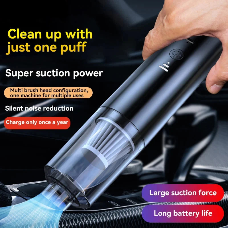 Dust Collector Portable Car Vacuum Cleaner Powerful Suction Electric Wireless Smart Home Cleaning Car Vacuum Cleaner New