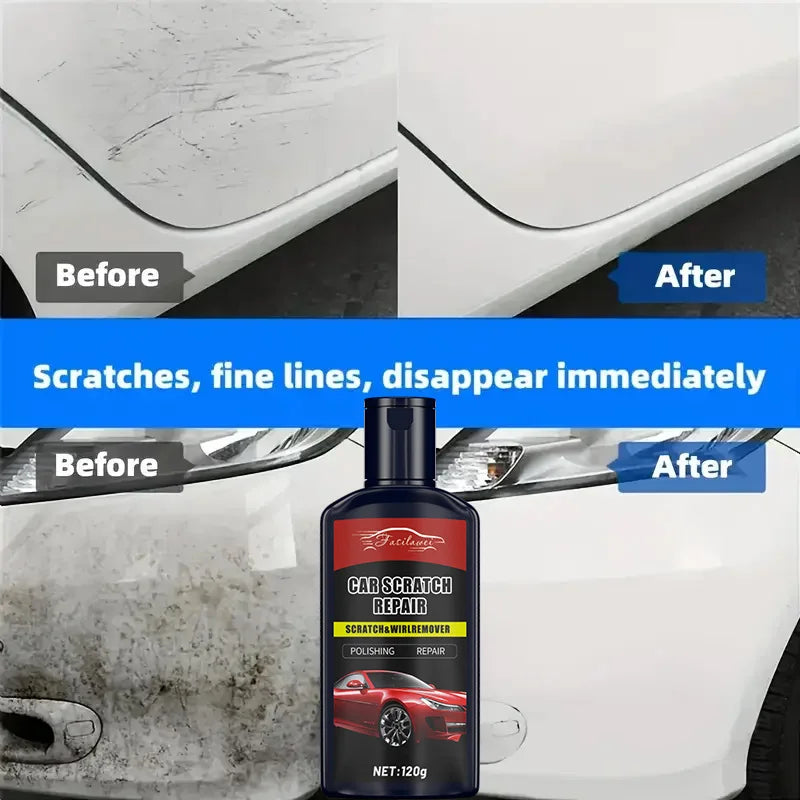 Nano Brilliant Car Scratch Remover and Polish Kit - Scratch repair wax for swirls, scratches, and minor paint damage