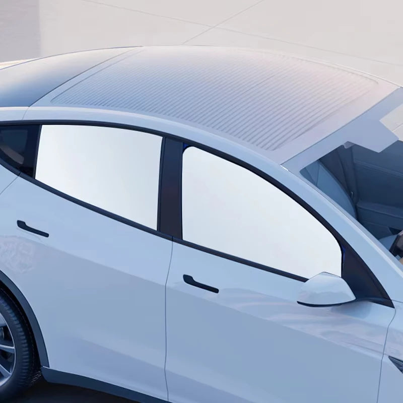 Car Side Window Sun Shade Magnetic UV Protection Curtains Sun Shield Cover Double Sides Auto Window Protector Cover Accessories