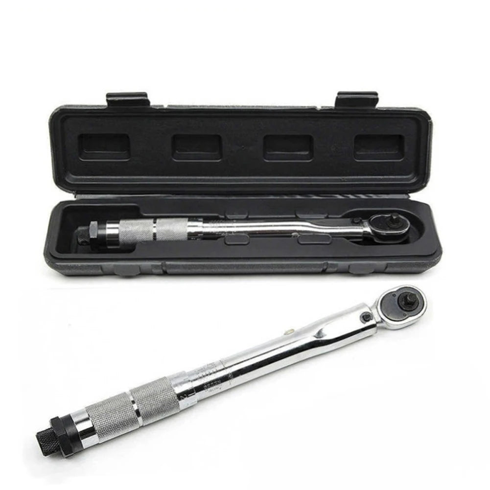 5-60N.m Precise Torque Wrench Reversible Ratchet Key 3/8 Inch Adjustable Square Drive Spanner Precise Preset Car Repair Tool