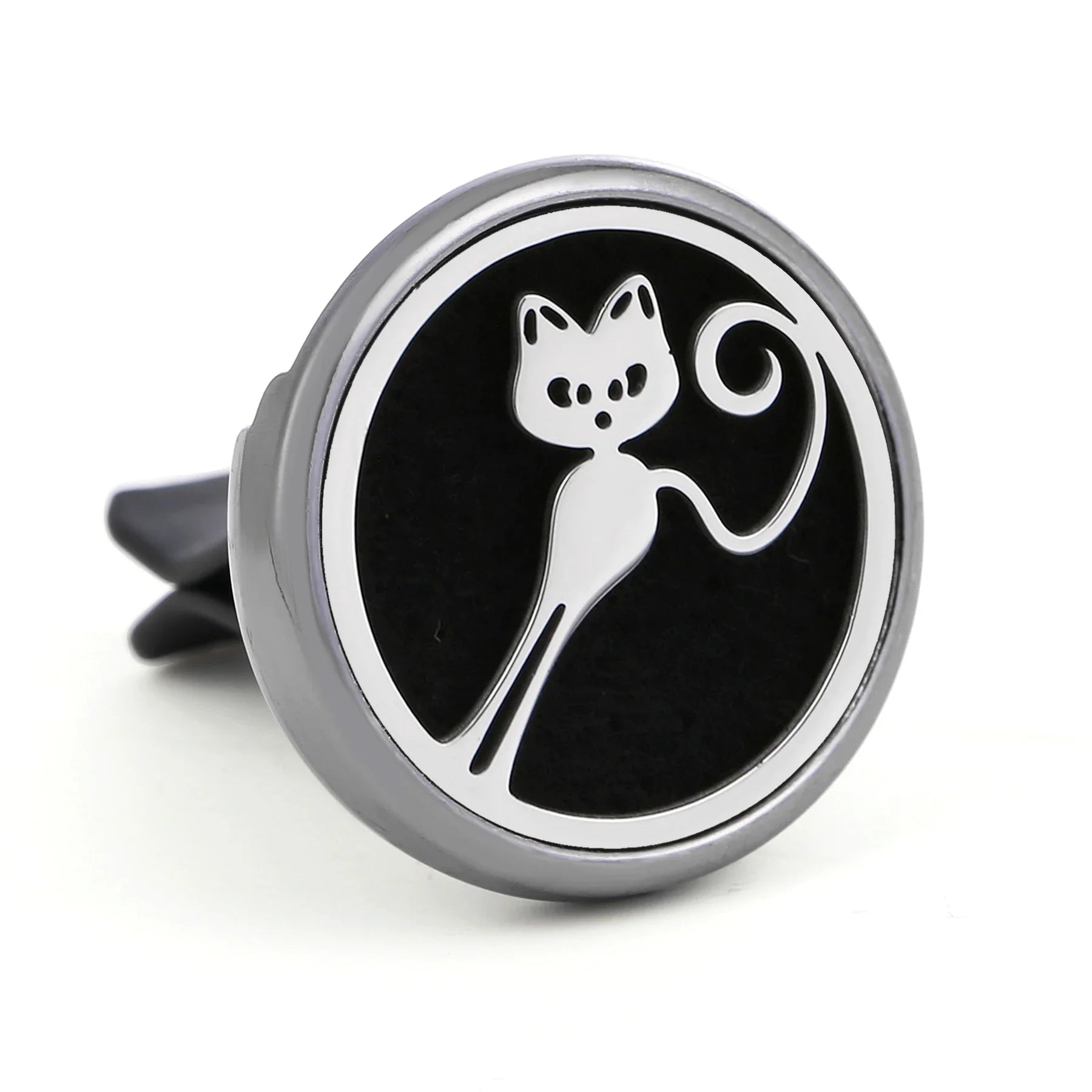 1PC Refillable Car Air Freshener Perfume Diffuser Clip with 10pcs Pads Auto Vent Interior Aromatherapy Diffuser