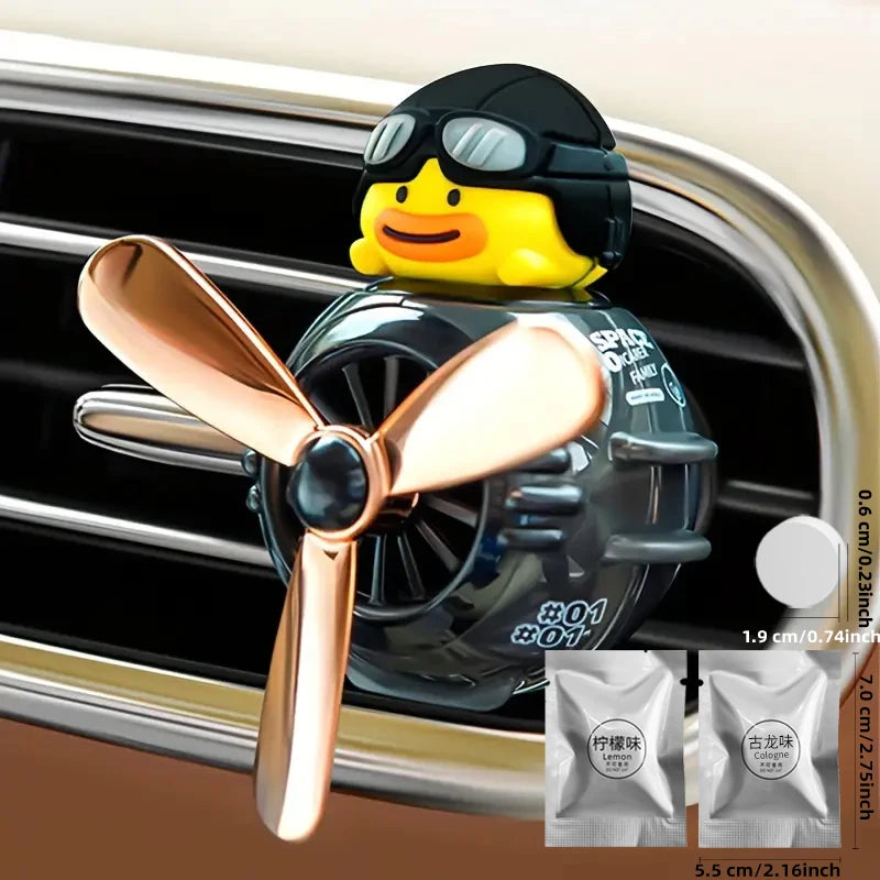 5PCS Car Air Outlet Aromatherapy Tablets Air Outlet Supplement Tablets Small Fan Pe Solid Fragrance Tablets