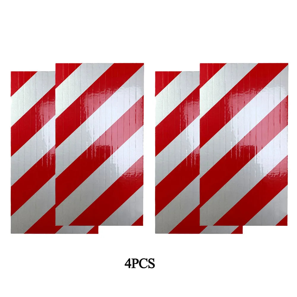 4PCS Garage Wall Protector Door Bumper Foam Car Stickers Parking Protector Exterior Anti-collision Adhesive Scratch Warning Sign