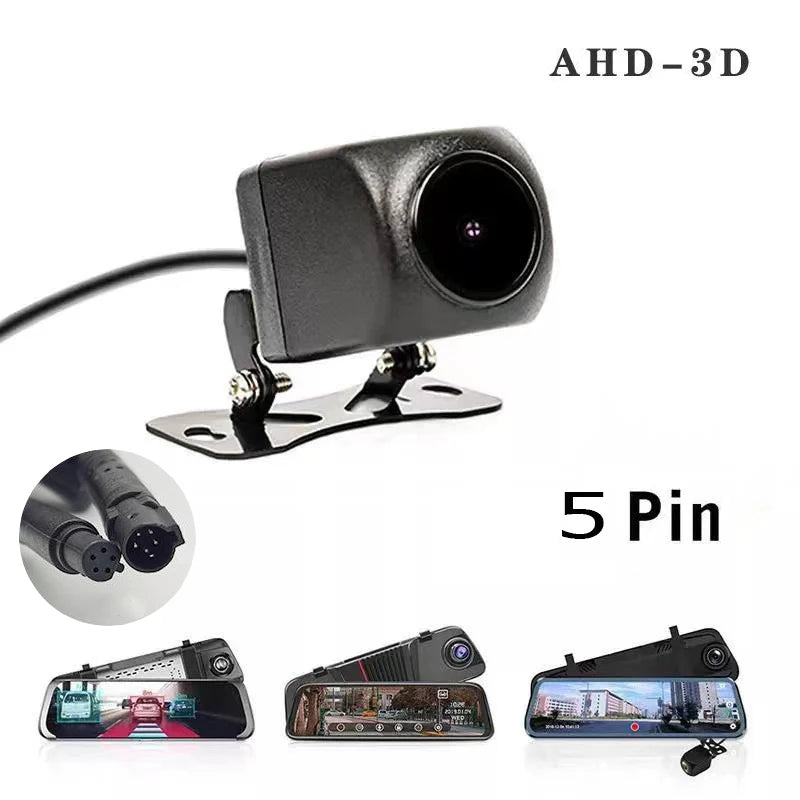 Hd reverse dashcam 5-pin full screen streaming reverse camera night vision reverse image 170 Angle full color reverse im