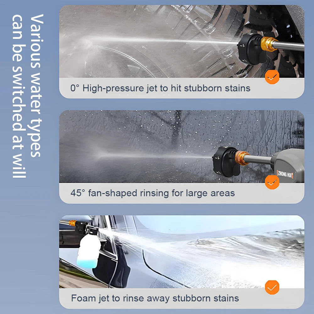 Wireless High Pressure Water Gun Car Wash Machine Car Washer Multi-functional Household Portable Flower Watering Guns