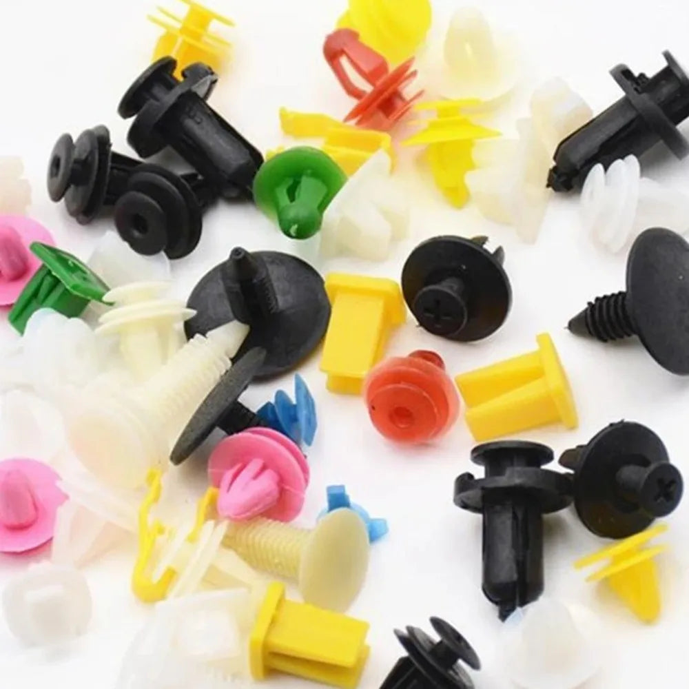 500pcs Car Clips Fastener Screws Kit Bumper Plastics Fender Push Pin Rivet Door Trim Panel Retainer Auto Accessory