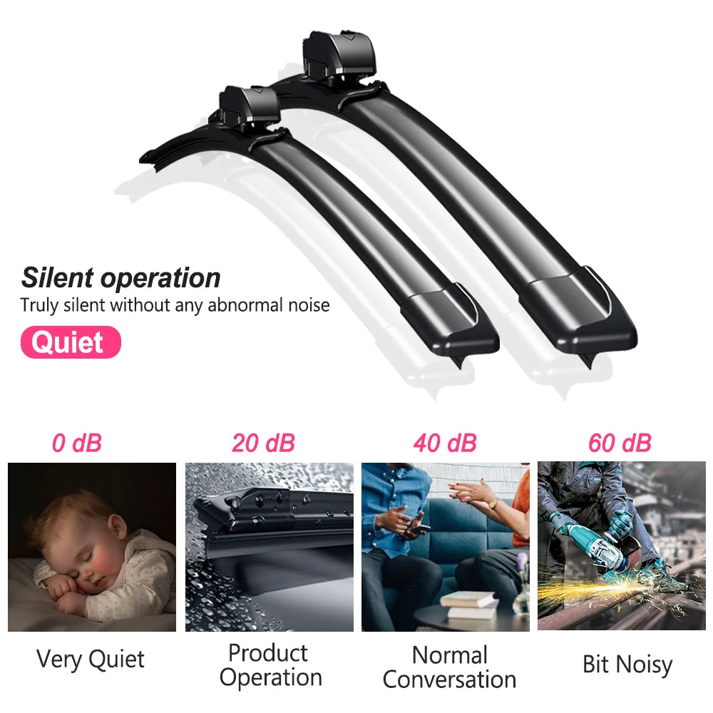 Car Wiper Blades For KIA Niro 2016-2025 Front Windshield Wiper Blades 2PCS Window Cleaning Car Accessories 2017 2018 2020 2023