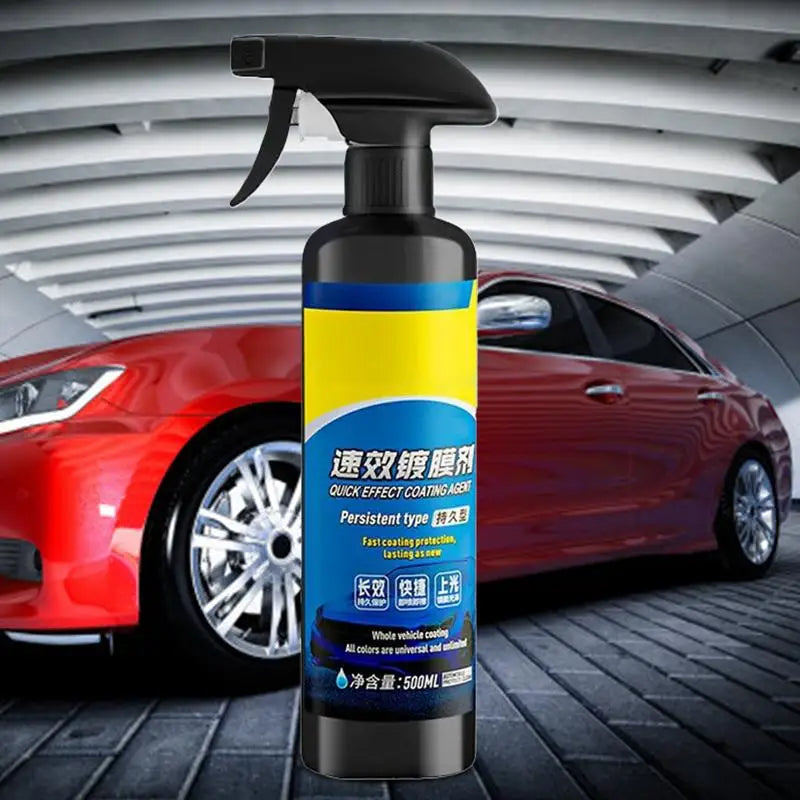 Coating Spray for Vehicles Ceramic Spray Coating for Cars 500ml Quick Effect Scratch Wax Polish Waterless Wash Oil Film Glass