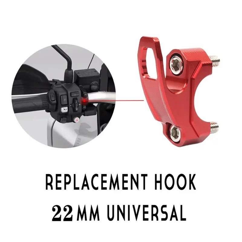 CNC Aluminum Motorcycle Modification Accessories Handlebar Helmet Duffel Bag Storage Hooks For Harley Pan America 1250 Adventure