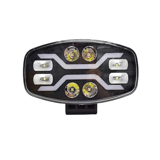 9 " LED Light SCANIA Off road Headlight Spotlight Truck Auxiliary Square Car Driving Flash White Yellow 100W 22000LM
