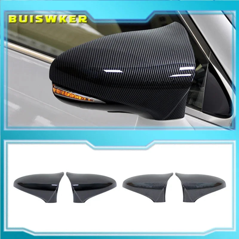 New 2x Rearview Mirror Cover Wing Side Mirror Cap for Lexus IS200 IS250 IS300 IS350 2013-2020 M Style Rear View Mirror Cover Cap