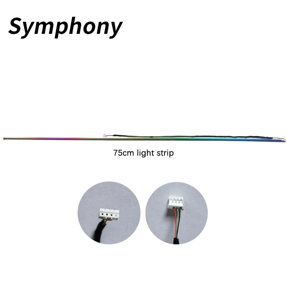 'Magic lantern' Symphony Ambient Light Accessories Full Colors Streamer Rainbow Parts 3 pin 3 wires Interior Interior Mouldings