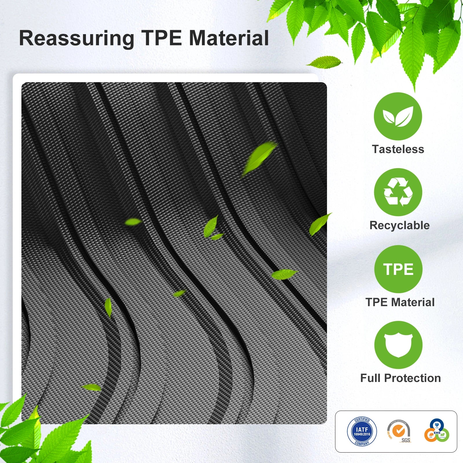 for Ford Ranger 2024 2025 US Version fit 5FT 59.6Bed Car Truck Bed Mat Liner Trunk Bed Liner Black TPE 3D Floor mats