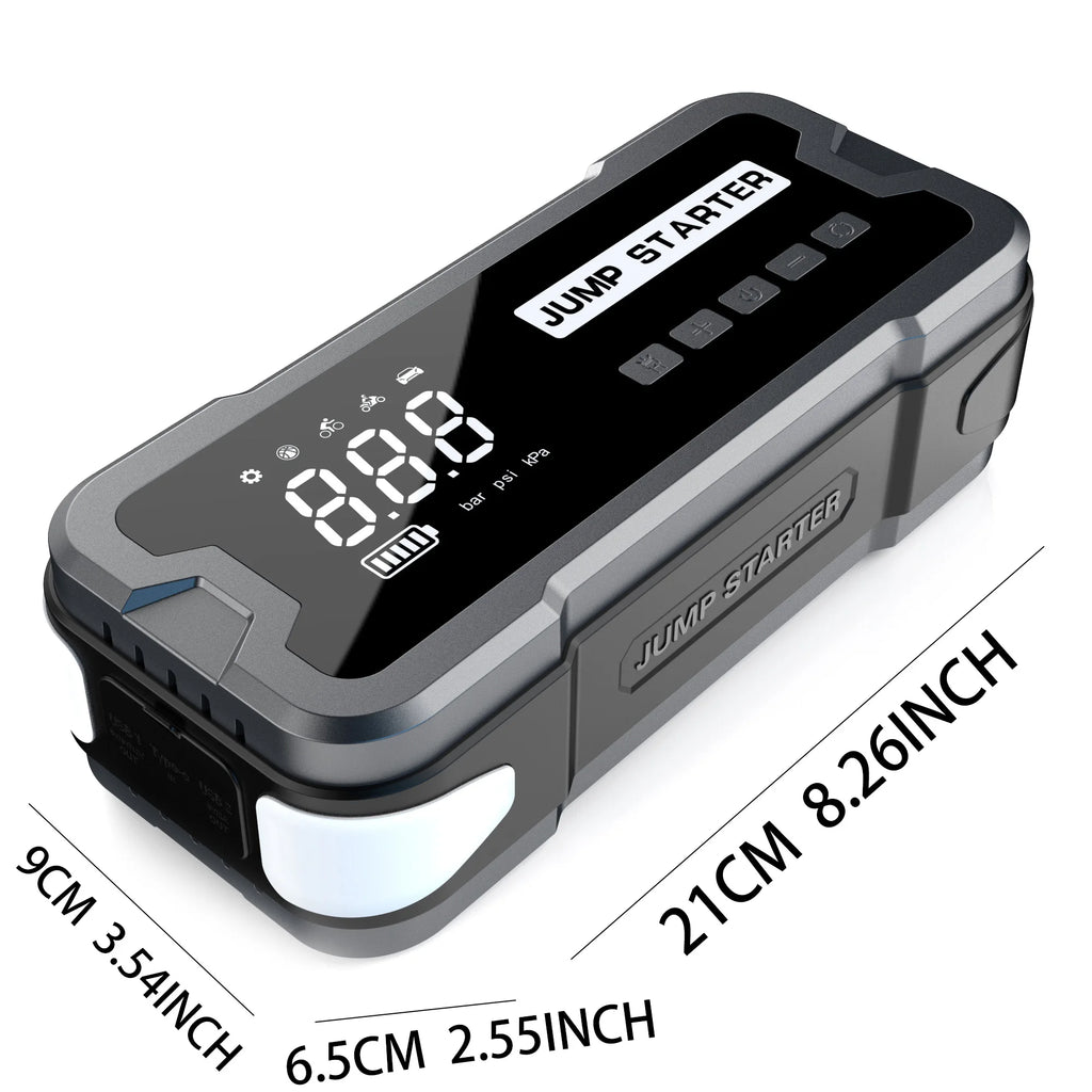 Roadjoy Car Jump  Starter with Air Compressor 150PSI 7000A Portable Car Starter Battery Pack (Full Gasoline/10.0L Diesel)