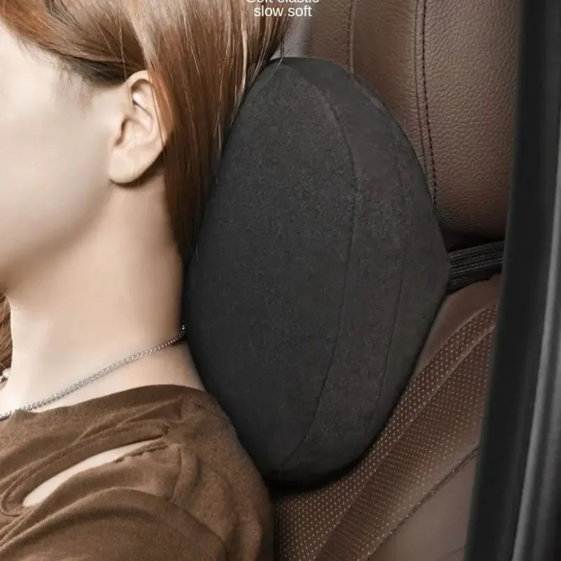 2PCS Memory Cotton Car Headrest Neck Support Car Accessories Seat Class Soft Universal Adjustable Car Pillow Neck Rest Cushion