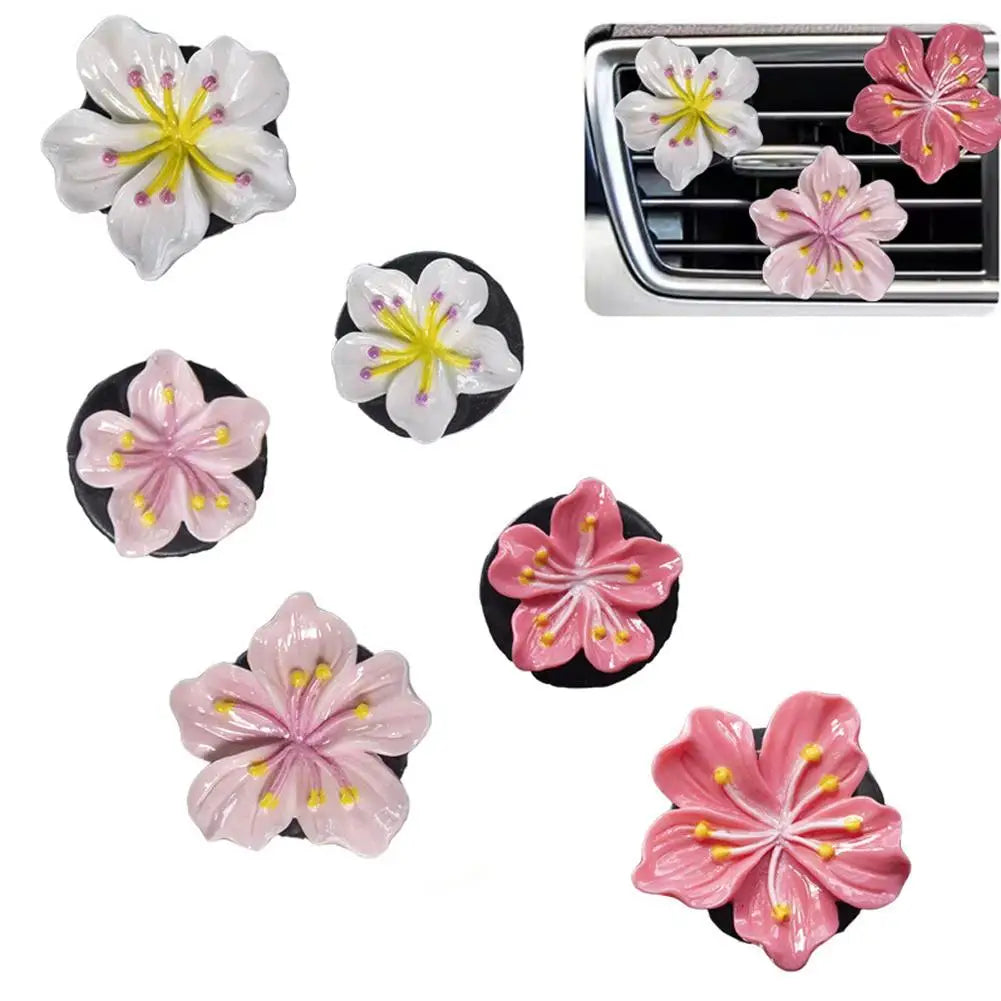 Car Interior Decorative Items Car Fragrance Clips Floral Fragrance Car's Air Conditioning Vent Decoration Clip Fresh Air