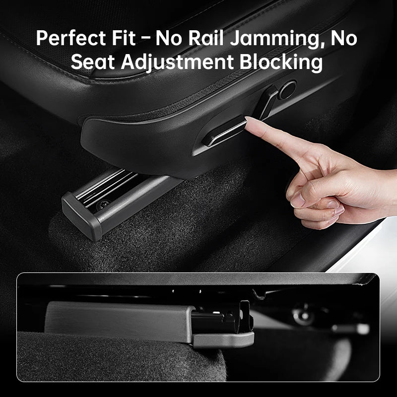 YZ For Tesla Model 3 Y Juniper Highland 2026 Seat Rail Cover 8-4PCS Protector Rear End Backseat Slide Protection Anti-kick News