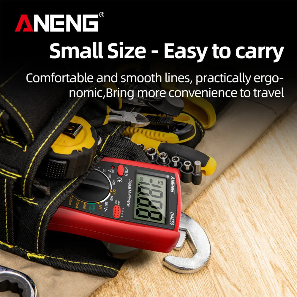 ANENG DM850 Automatic Digital Multimeter Professional Multimetro AC/DC Votage Tester 1999 Counts Ohm Ammeter Car Electric Tools