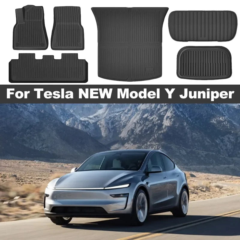 Floor Mats for New Model Y 2025+ Juniper Trunk Mats Waterproof All Weather Liner Anti Slip for New Model Y Car Accessories