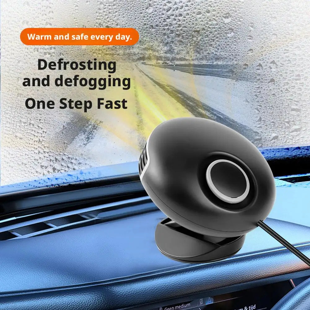 12V 24V Car Heater Fan 150W Electric Cooling Heating Auto Windshield Defroster Defogging Demister Anti Fog Heater For Car Fan