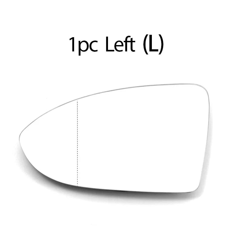 For Volkswagen VW Golf 7 MK7 / MK7.5 GTI GTD 2012-21 Touran 5T Left or Right Side Heated Wing Mirror Glass Rearview Mirror Lens