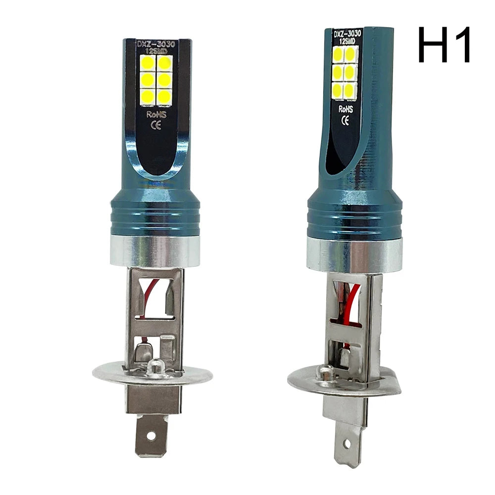 2Pcs Super Bright H4 H7 Led Bulb Car Headlight Motorcycle H1 H3 H8 H9 H11 Auto Fog Lamps 9005 9006 HB3 HB4 Light 12v 24V 80W