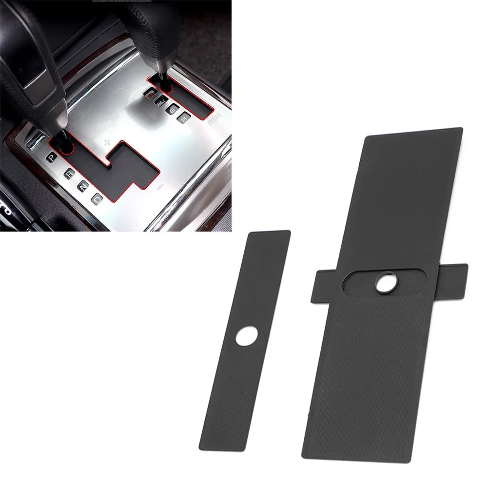 For Mitsubishi Gear Shift Panel Dust Covers Shift Lever Panel Trim Strips Rubber #8015A065 For Pajero V93 V80 V87
