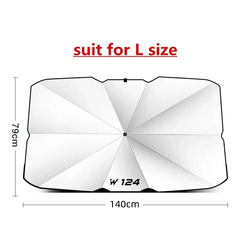 Car sun protection windshield sunshade suitable for Mercedes Benz W124 W203 W204 A CLS B C CLASS E CLA S GLA CLS SL SLC SLK