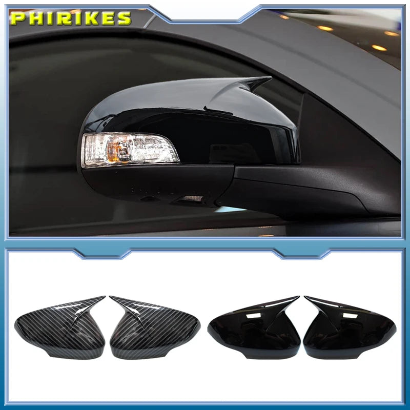 For Volvo C30 C70 S40 S60 V40 V50 V70 2008- 2010 M style Rearview Mirror Cover Cap Real Carbon Fiber