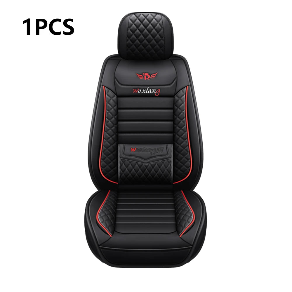 Elegant Universal Faux Leather Car Seat Cover by Tand: Easy-Clean, Comfort Design, Fits Major Models - Enhance Your Car's