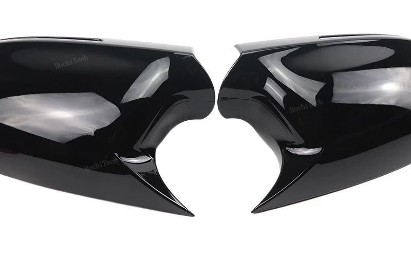 For Audi A4 S4 A5 S5 B8 8K, A6 S6 4F C6, A8 S8 D3, Q3 SQ3 2012-2015, A3 8P Black Horn Add on Side Rear View Mirror Cap Cover