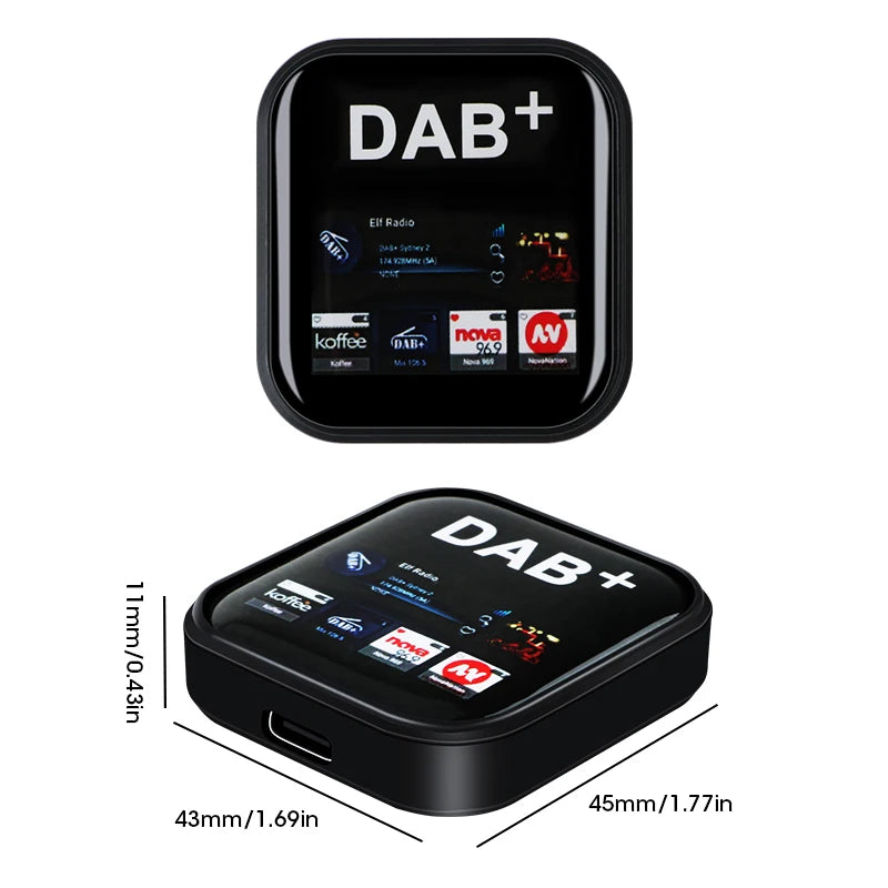 DAB/DAB+ Antenna With USB Adapter Android Car Radio GPS Stereo Receiver Player For Europe Universal Signal Head Unit Player