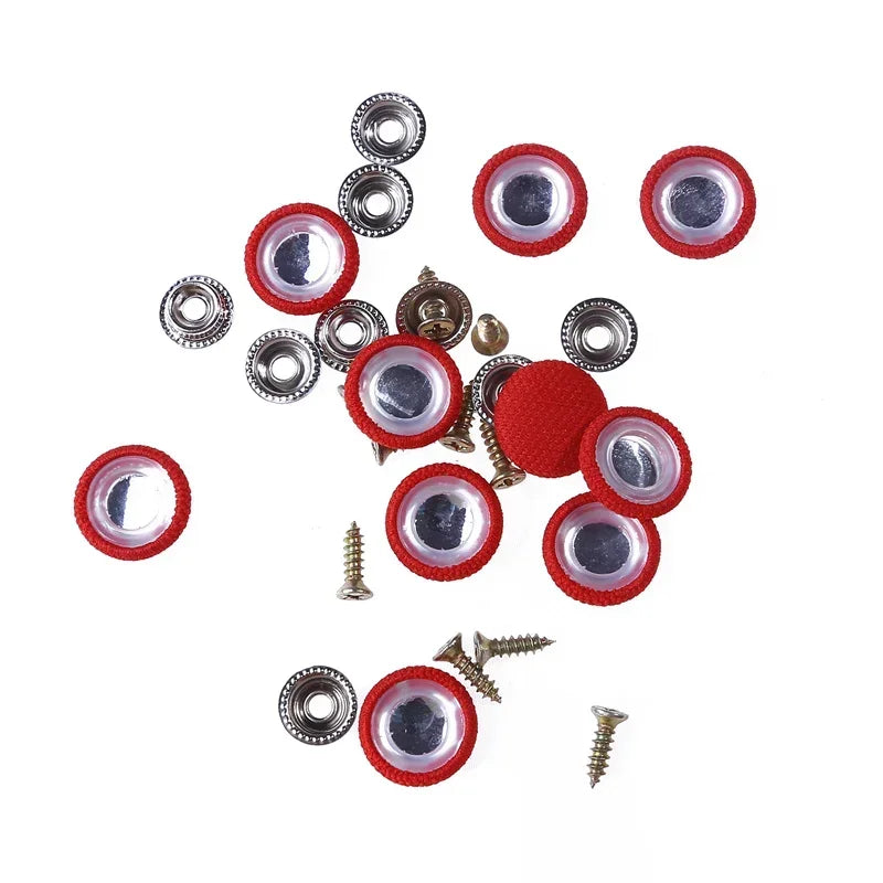 10/30/60Pcs Car Interior Roof Buckles Headliner Ceiling Cloth Fixing Screw Care Fabric Buckle Rivets Retainer Cap Repair Tools