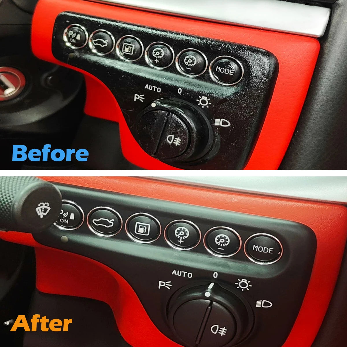 Sticky Button Cleaning Refurbishment For Range Rover Car Button Adhesive Remover For Jaguar For Ferrari Refinish Aging Plastic