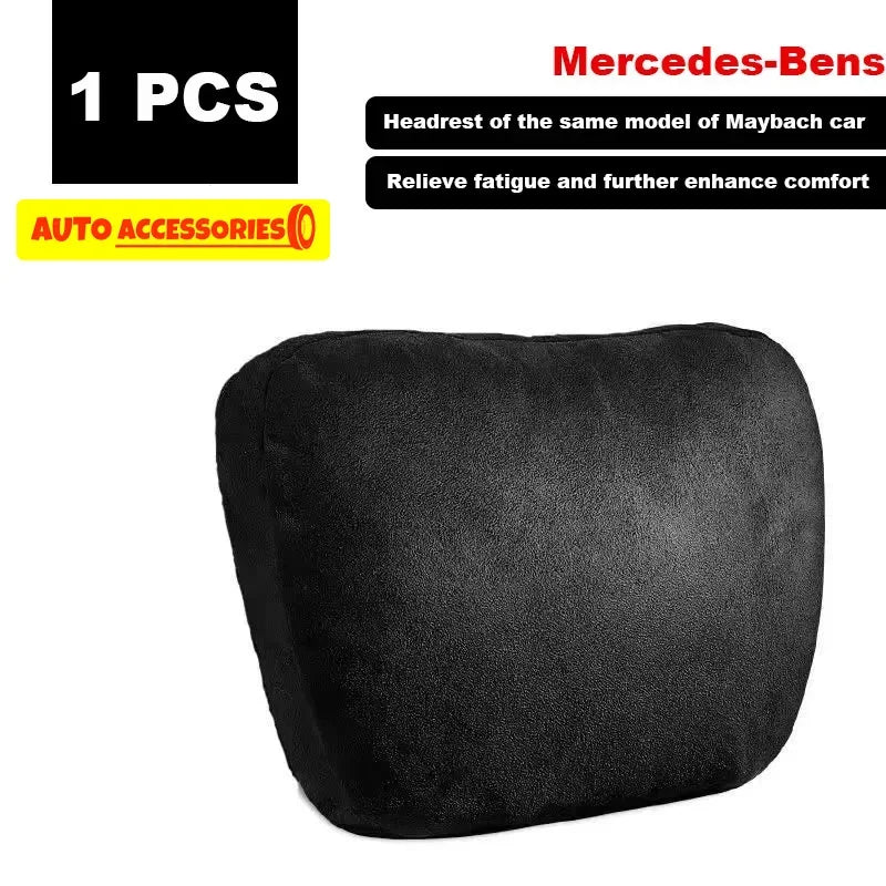 1/2PCS Car Headrest Neck Support Seat / Maybach Design Class Soft Universal Adjustable Car Pillow Neck Rest Cushion High Quality