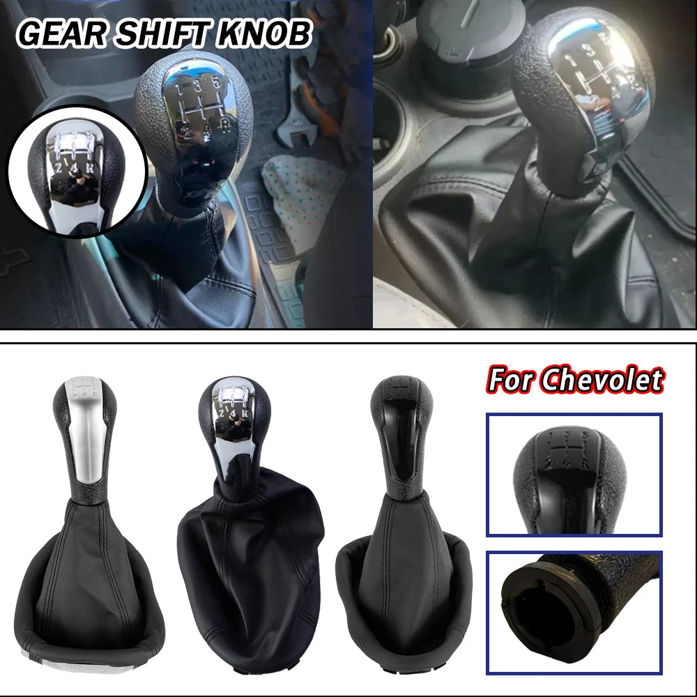 High-Quality 5 Speed Manual Gear Shift Knob For Chevrolet Matiz Spark M300 2011 2012 2013 2014 2015 2016 Car Accessories