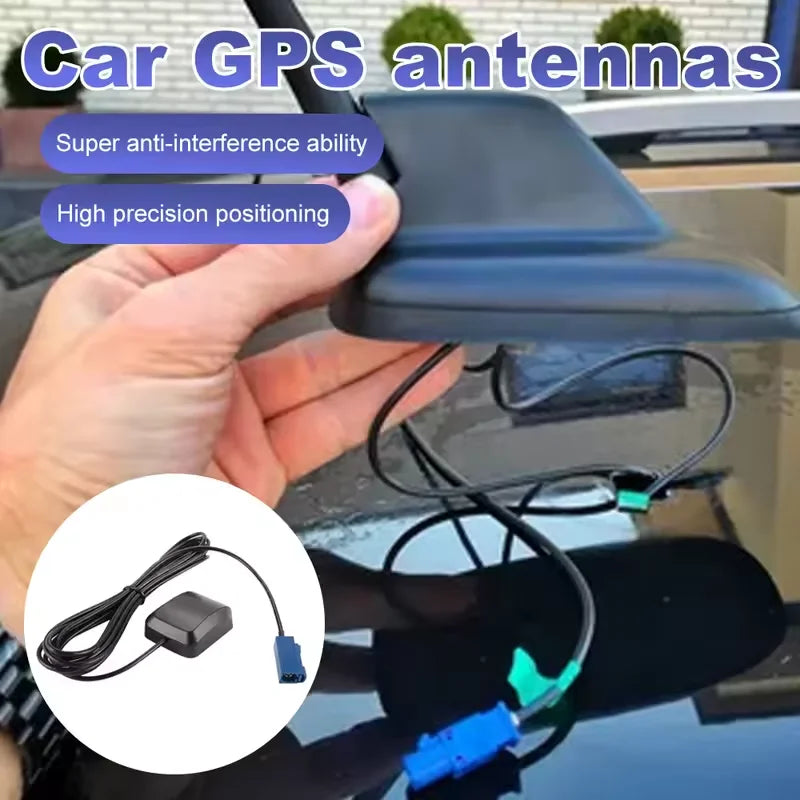 Waterproof Car GPS Antenna Fakra MFD2 RNS2 RNS 510 MFD3 RNS-E Connector For VW For Benz For Audi A3/A4/A6TT Vehicle GPS Receiver