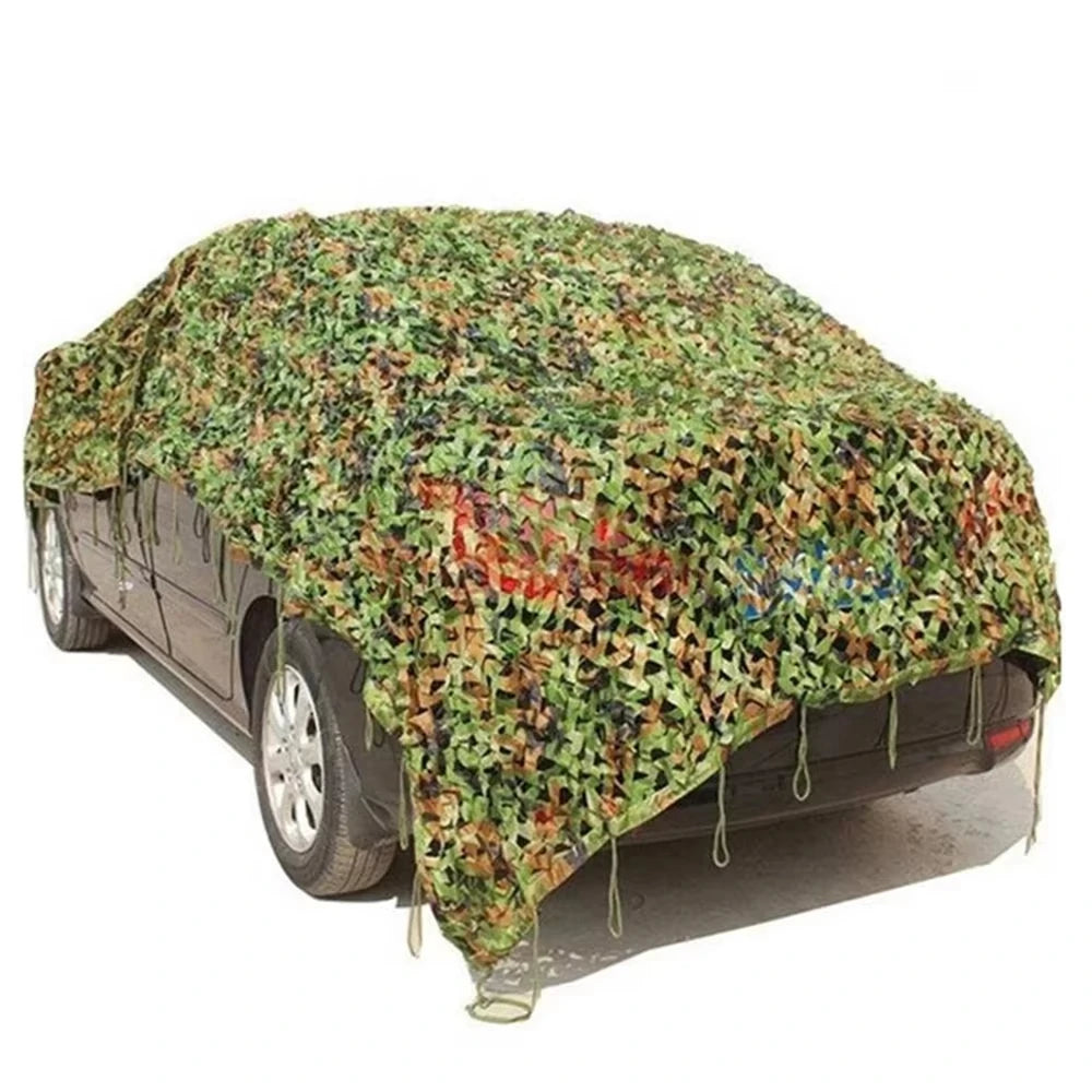 Camouflage Net Hunting Camouflage Net Car Tent Awning Shade Mesh Black Green Blue Forest Camouflage Net 2X2M 2X5M 3X3m 3X5M