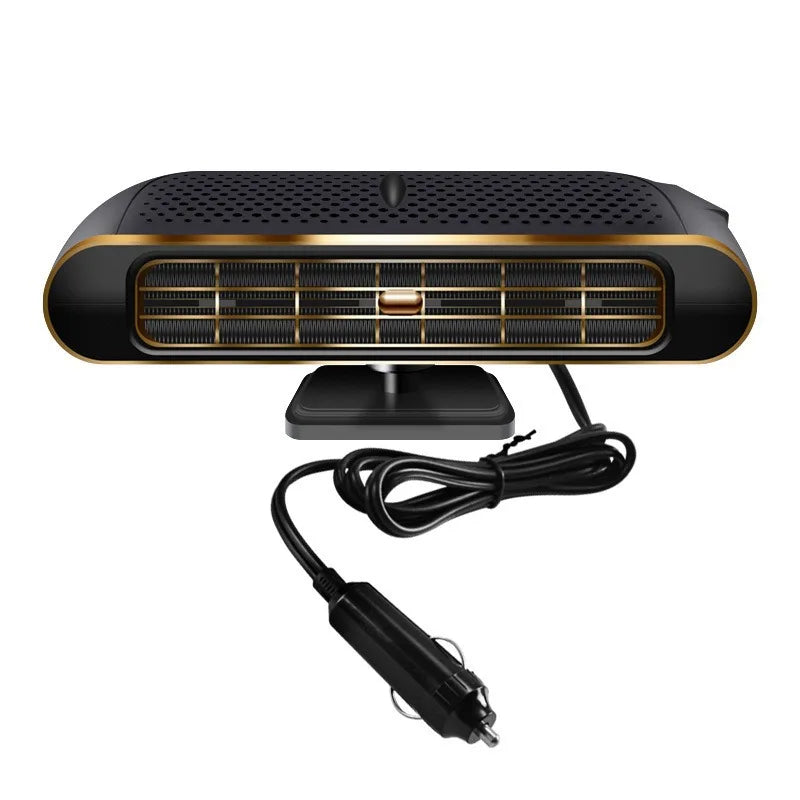 Electric Car Heater Air Cooler Fan 12V Portable Demister Defroster Heating Fan 120W Dryer Windshield Defogging Accessroies