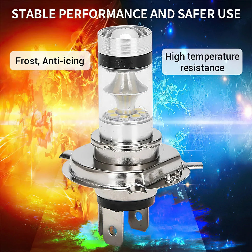 2PCs H4 H7 LED Car Fog Headlight DRL Bulbs Super Bright White Led Car Driving Fog Light Lamp Auto Fog Lamps Auto Accessories