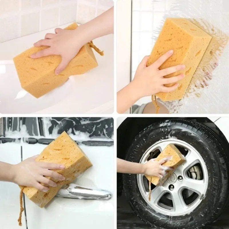 17*11*9 CM Car wash sponge block car motorcycle cleaning supplies large size Honeycomb sponge brush dusting car cleaning tool