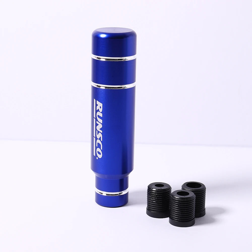 13CM Gear Shift Knob Manual Transmission Gear Stick Lever Shifter Knob Color Red Black Gold Blue Purple Car Universal Aluminum