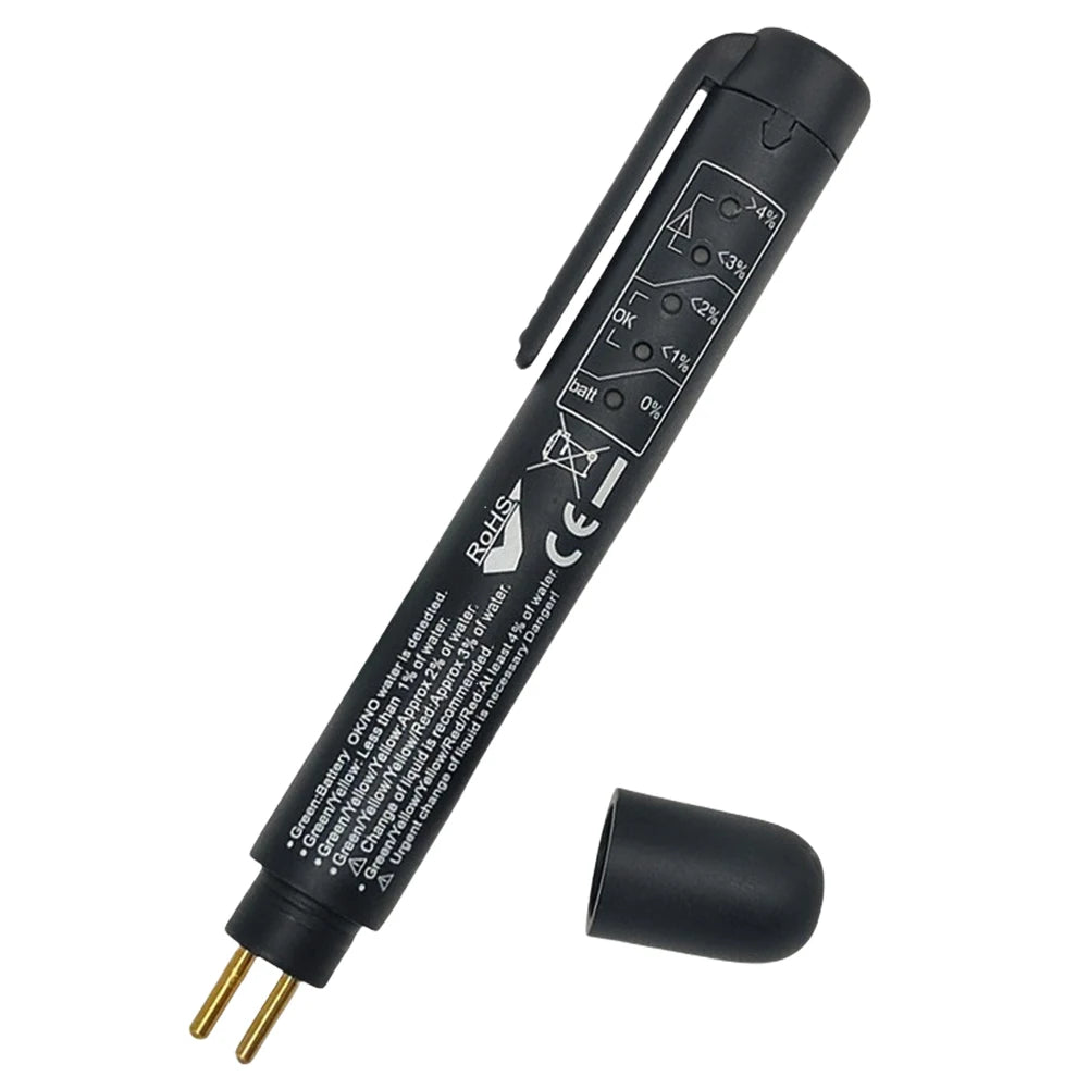 Brake Fluid Tester 5 LED Indicator Accurate Oil Quality Diagnostic Tool Car Brake Fluid Tester Pen Car Vehicle Auto Testing Tool