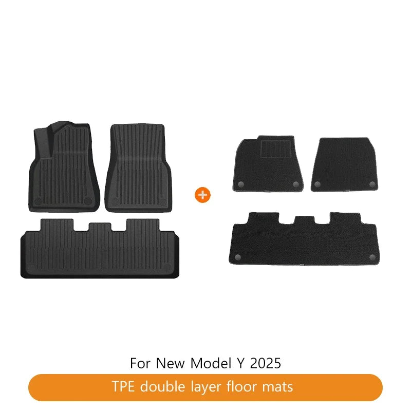 Floor Mats for New Model Y 2025+ Juniper Trunk Mats Waterproof All Weather Liner Anti Slip for New Model Y Car Accessories