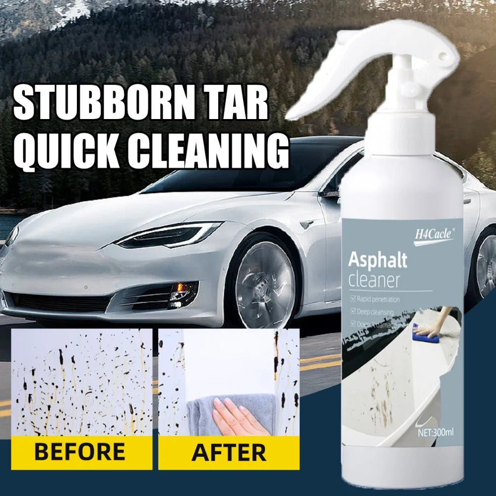Asphalt Remover Eliminates Road Tar Tarmac Stain Sticky Residue Shellac Bird Droppings Flying Paint Car Adhesive Cleaner Spray