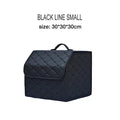 Car Trunk Organizer Box Large Capacity Auto Multiuse Tools Storage Bag Stowing Tidying Leather Folding for Emergency