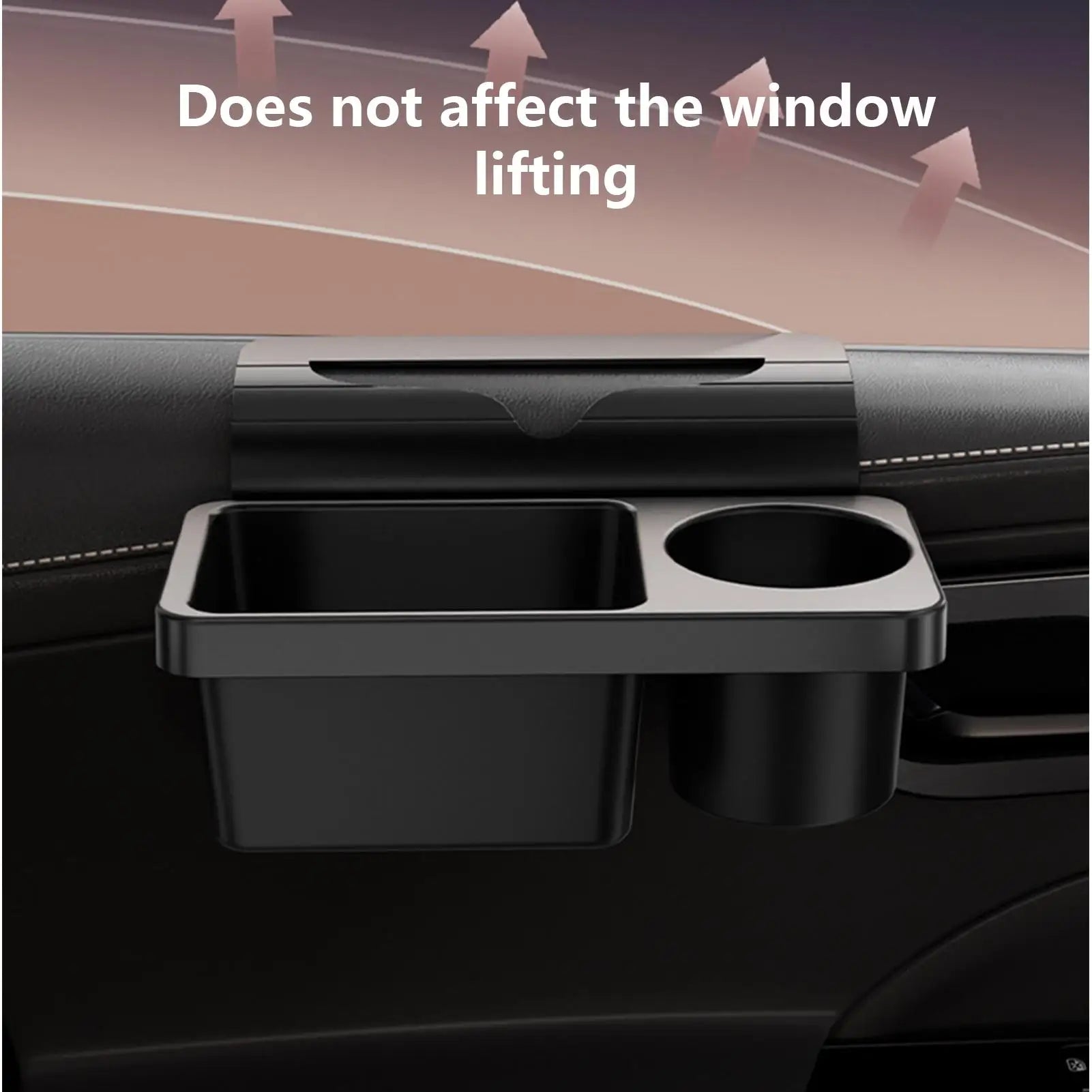 Car Door Storage Organizer Box Multifunctional Cup Holder Pouch for Auto Vehicle Backseat Travel Camping Road Trip Accessories